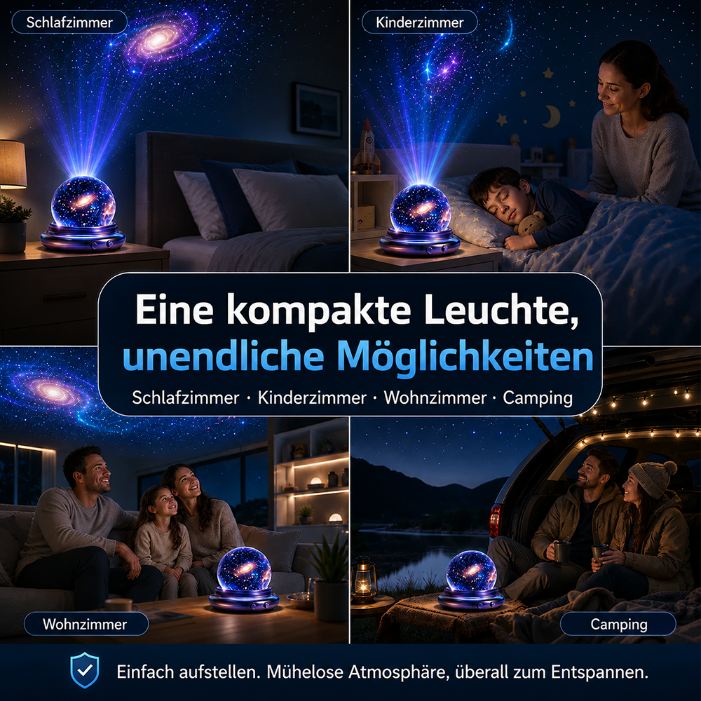🔮 Nachtlicht-Projektor – intelligenter holografischer Sternenprojektor (up)