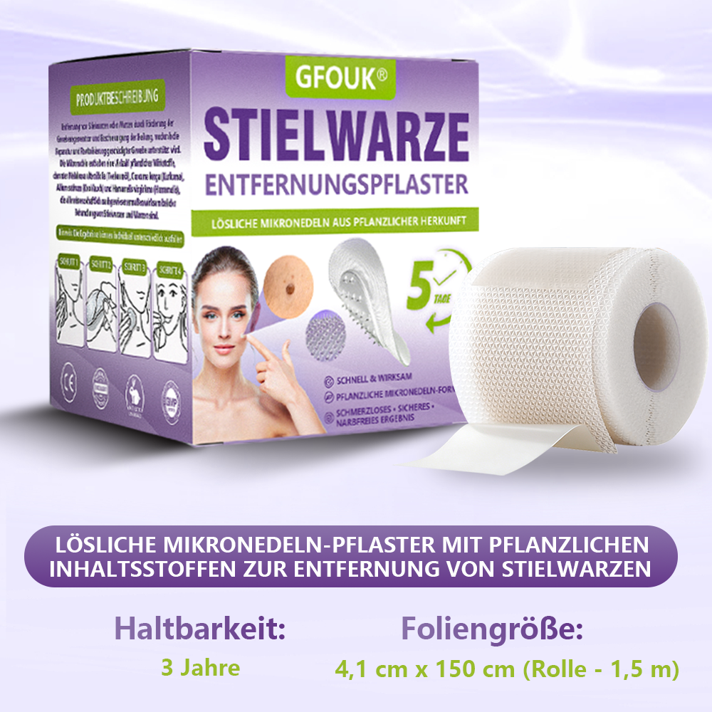 GFOUK® Lösliches Mikronadel-Pflaster zur Entfernung von Hautanhängseln auf Pflanzenbasis🏵️