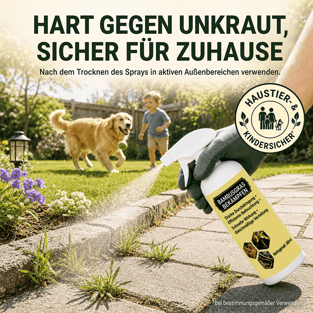 Schnell wirkendes natürliches Unkrautvernichtungsmittel mit langanhaltendem Schutz🌱