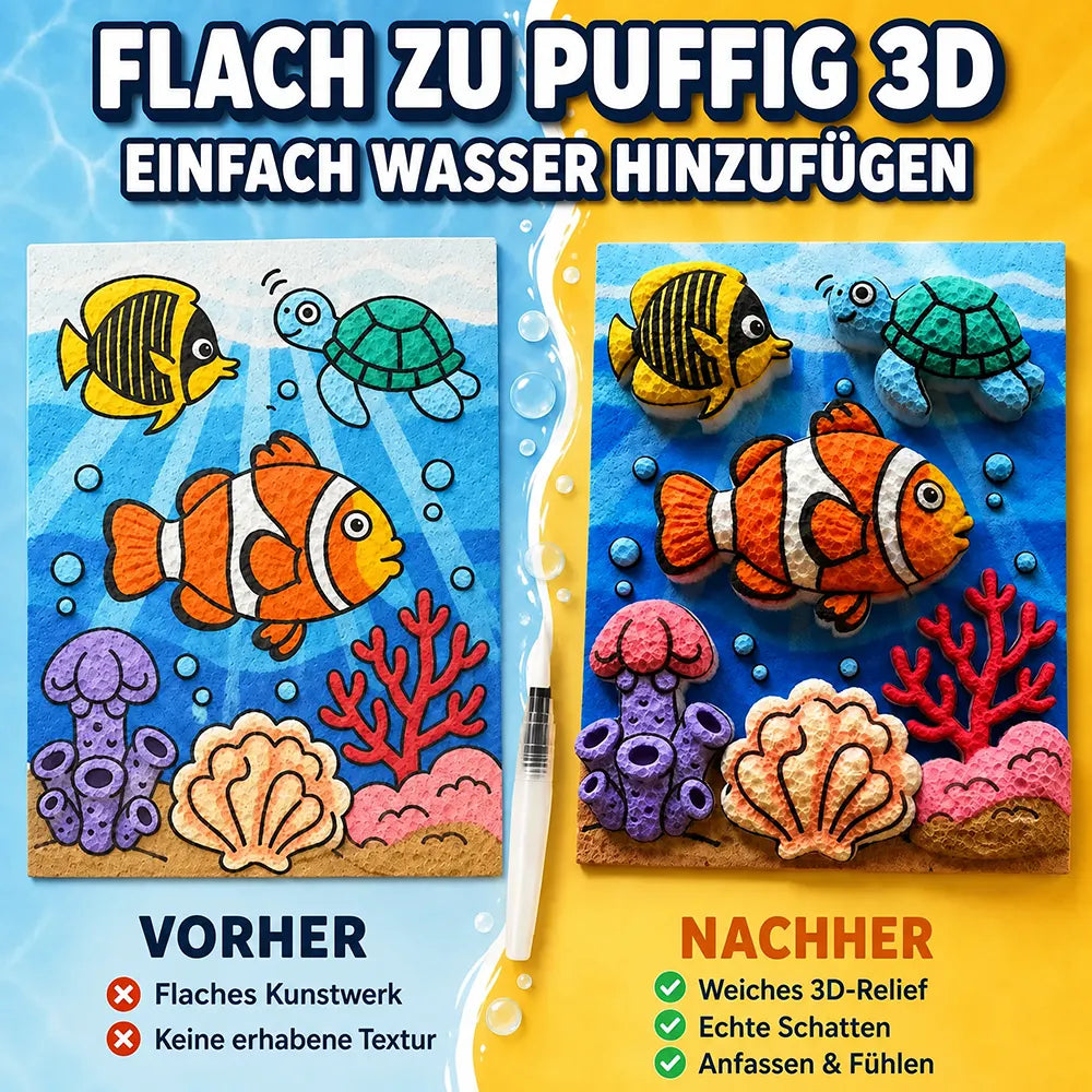 IEY® 3D-Strukturpapier mit Aufpluster-Effekt ✈️