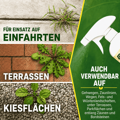 Schnell wirkendes natürliches Unkrautvernichtungsmittel mit langanhaltendem Schutz🌱