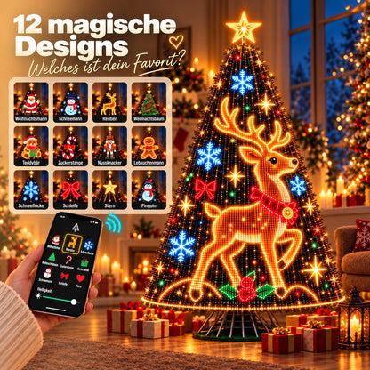🎄 Smarte animierte Weihnachtsbaumbeleuchtung – Erwecke deinen Weihnachtsbaum zum Leben! 🎅