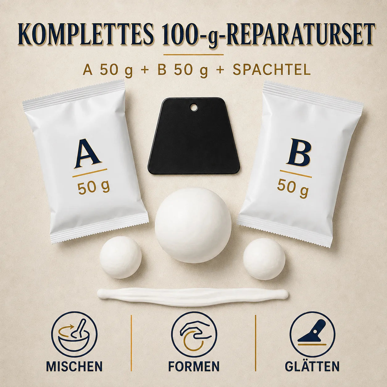Wasserbeständige Dichtknete für Löcher & Spalten 🔧