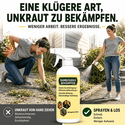 Schnell wirkendes natürliches Unkrautvernichtungsmittel mit langanhaltendem Schutz🌱