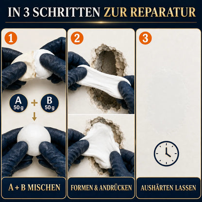 Wasserbeständige Dichtknete für Löcher & Spalten 🔧