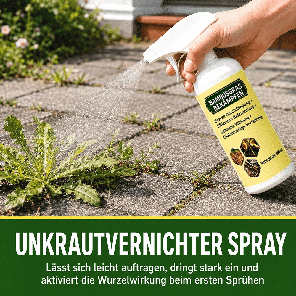 Schnell wirkendes natürliches Unkrautvernichtungsmittel mit langanhaltendem Schutz🌱