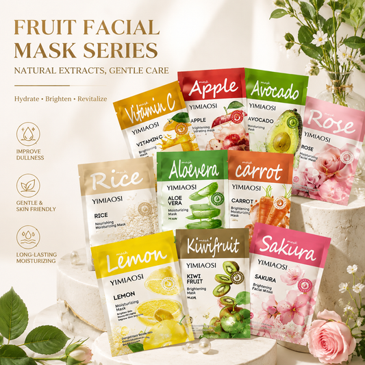 Premium Fruit Extract Hydrating Facial Mask Set