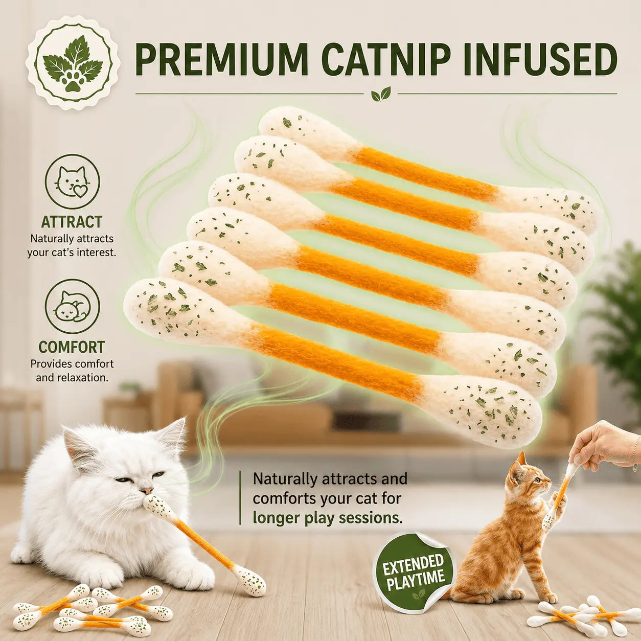 Riesige steinerne katze mit minze