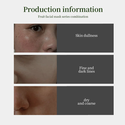 Premium Fruit Extract Hydrating Facial Mask Set