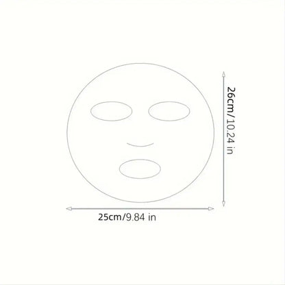 Premium SilkTouch™ Facial Mask Sheets – 100 Ultra-Soft Hydrating Spa-Quality Mask Papers