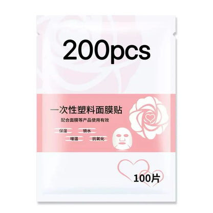 Premium SilkTouch™ Facial Mask Sheets – 100 Ultra-Soft Hydrating Spa-Quality Mask Papers
