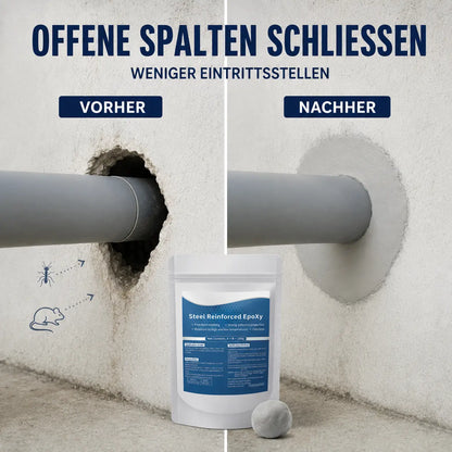 Wasserbeständige Dichtknete für Löcher & Spalten
