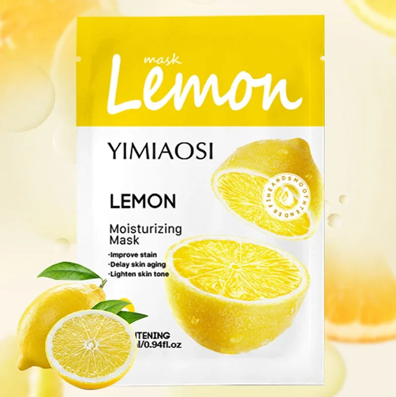 Premium Fruit Extract Hydrating Facial Mask Set