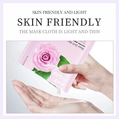 Luxury Botanical Hydration Facial Mask Set – 8 Premium Moisturizing & Firming Korean-Style Sheet Masks