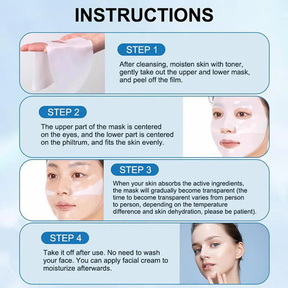 Luxury Bio-Collagen Overnight Deep Hydration Mask – 4-Piece Firming & Radiance Care Set