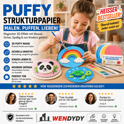 IEY® 3D-Strukturpapier mit Aufpluster-Effekt-up