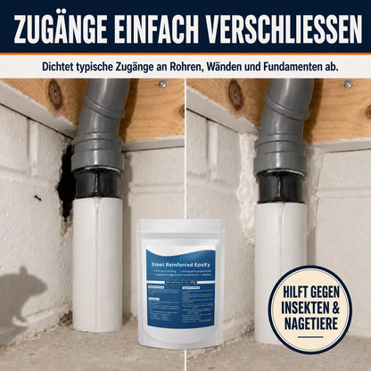 Wasserbeständige Dichtknete für Löcher & Spalten